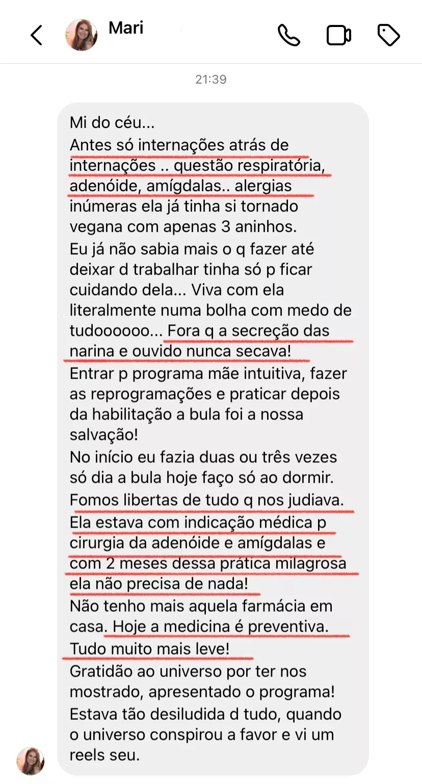 Relato da Mari